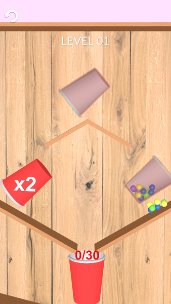 Tricky Cups 3D - Gameplay image of android game