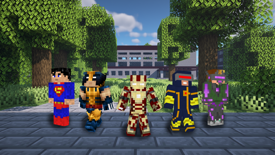 SuperHero skins for Minecraft - عکس برنامه موبایلی اندروید