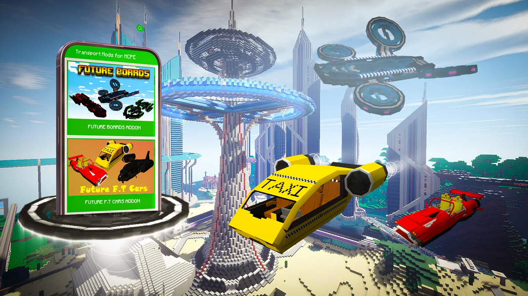 Transport Mods for Minecraft - Image screenshot of android app