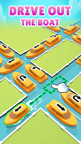 Canal Jam:Traffic Escape - Gameplay image of android game