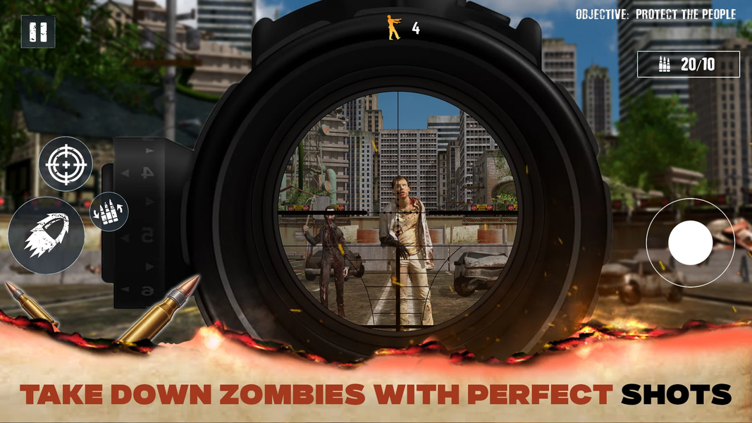 Zombie Survival - Gun Games - Gameplay image of android game