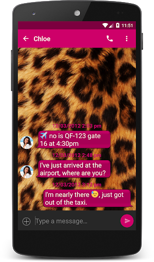 Animal Print Theme (chomp) - Image screenshot of android app