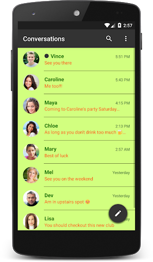 Apple Lush Theme (chomp) - Image screenshot of android app