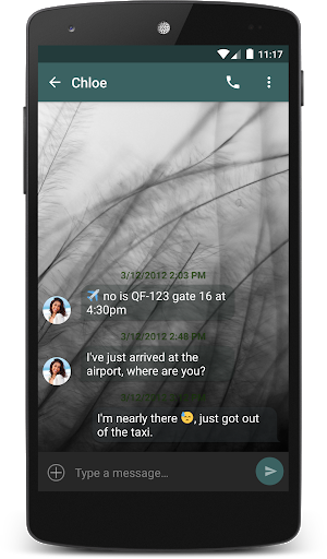 BW Thoughts Theme (chomp) - Image screenshot of android app