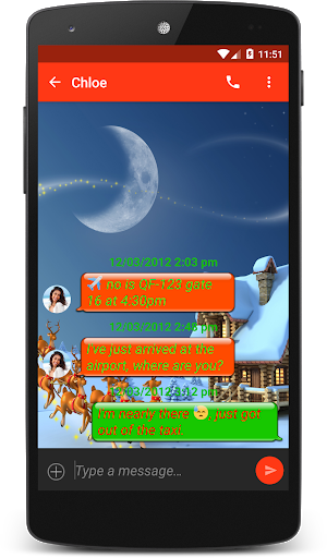 Christmas Theme (chomp) - Image screenshot of android app