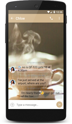 Coffee Theme (chomp) - Image screenshot of android app