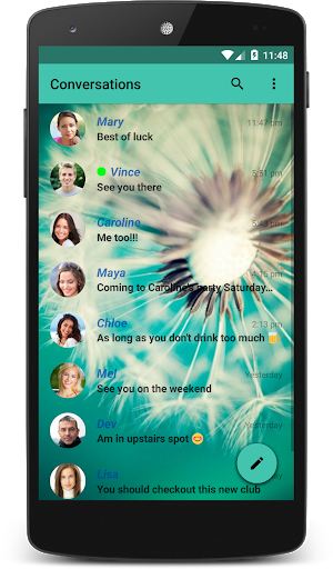 Dandelion Theme (chomp) - Image screenshot of android app