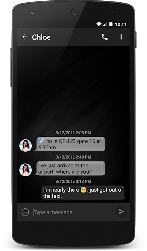 Dark Subdued Theme (chomp) - Image screenshot of android app
