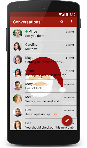 DeerSanta Theme (chomp) - Image screenshot of android app
