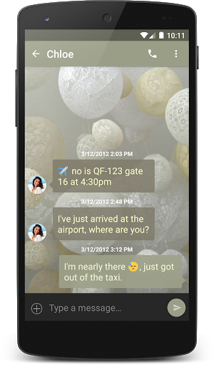 Glow Theme (chomp) - Image screenshot of android app