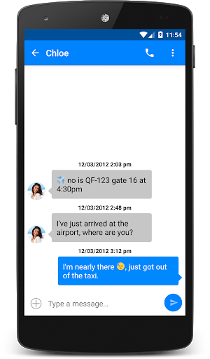 Messenger Theme (chomp) - Image screenshot of android app