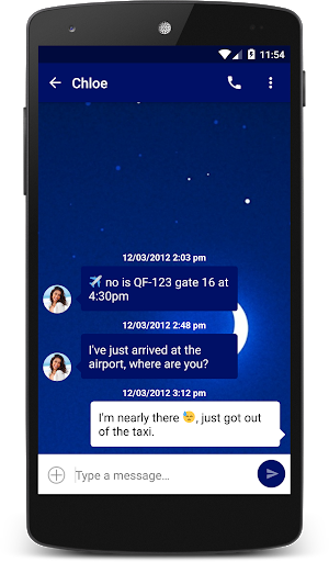 Moon Theme (chomp) - Image screenshot of android app