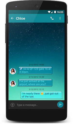 Ocean of Stars Theme (chomp) - Image screenshot of android app