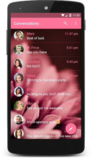 Rose Theme (chomp) - Image screenshot of android app