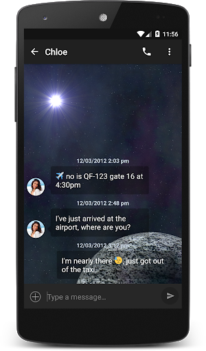 Spaced Out Theme (chomp) - Image screenshot of android app