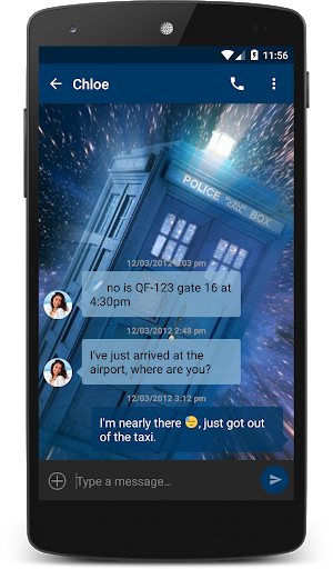 Tardis Theme (chomp) - Image screenshot of android app