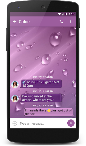 Viola Theme (chomp) - Image screenshot of android app