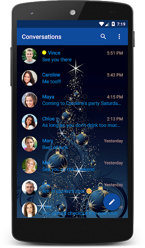 Xmas1 Theme (chomp) - Image screenshot of android app