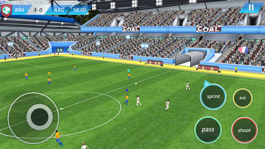 Football Soccer League Game ۳D - عکس بازی موبایلی اندروید