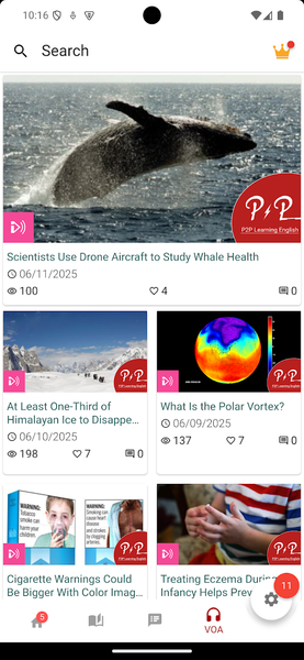 English Listening: Podcast - Image screenshot of android app