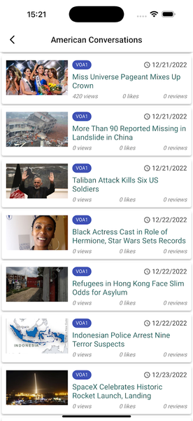 English Listening: Podcast - Image screenshot of android app