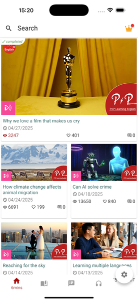 English Listening: Podcast - Image screenshot of android app