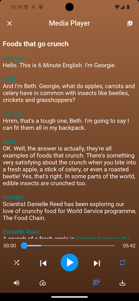 English Listening: Podcast - Image screenshot of android app