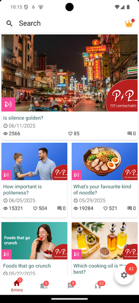 English Listening: Podcast - Image screenshot of android app