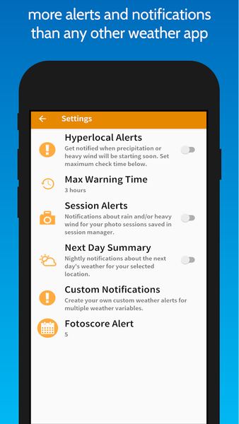 Fotocast - Weather Forecast fo - عکس برنامه موبایلی اندروید