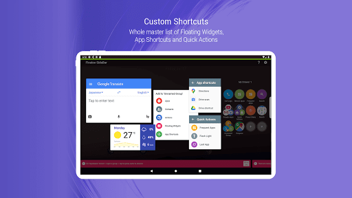 Sidebar, Edge Screen, Circle Launcher - Floatoo - Image screenshot of android app