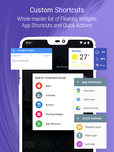 Sidebar, Edge Screen, Circle Launcher - Floatoo - عکس برنامه موبایلی اندروید