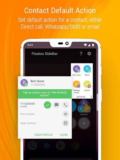 Sidebar, Edge Screen, Circle Launcher - Floatoo - Image screenshot of android app