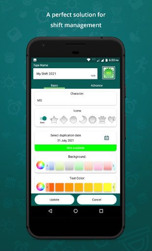 Shift Work Calendar - عکس برنامه موبایلی اندروید