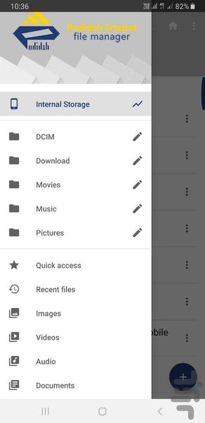 Padideh File Manager - Image screenshot of android app