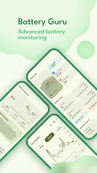 Battery Guru: Monitor & Health - عکس برنامه موبایلی اندروید
