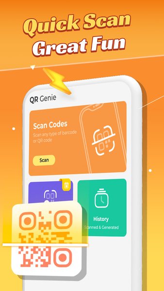 QR Genie:ScanSwift - عکس برنامه موبایلی اندروید