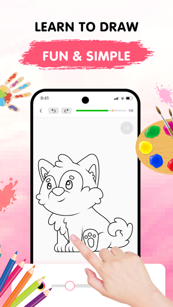 Easy Draw: Learn How to Draw - عکس برنامه موبایلی اندروید