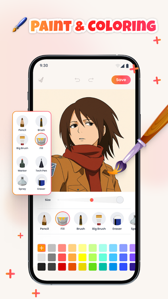 Paint Color Anime: Color Photo - عکس برنامه موبایلی اندروید