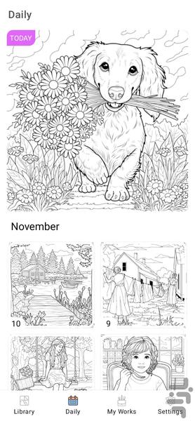 Paint by Number - Color - Gameplay image of android game