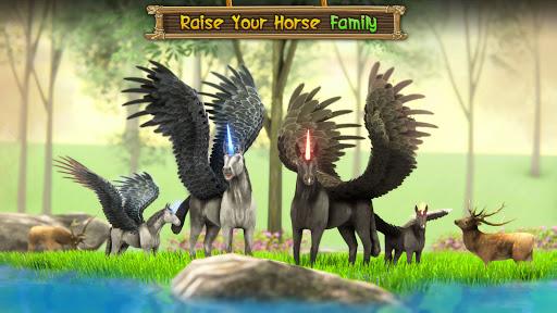Flying Horse Simulator 2024 - Gameplay image of android game