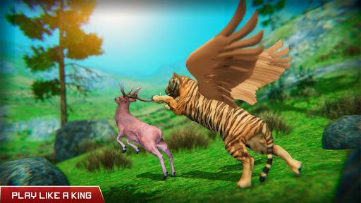 Flying Tiger Family Simulator - Gameplay image of android game
