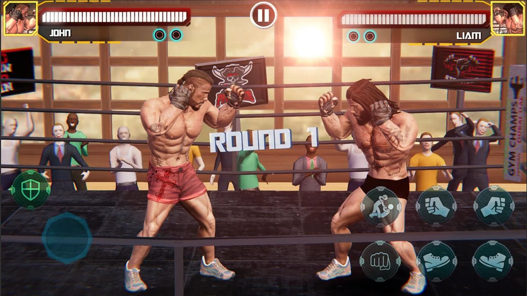 Real GYM Fighting Games - Gameplay image of android game