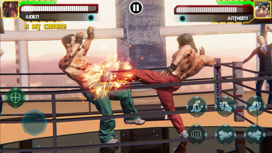 Real GYM Fighting Games - Gameplay image of android game