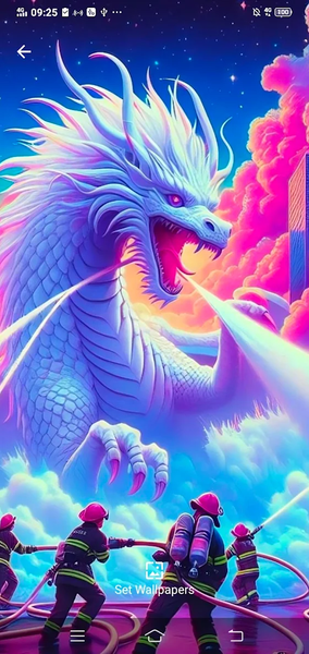 Dragon Neon Wallpapers - Image screenshot of android app