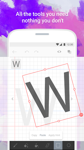 Fonty - Draw and Make Fonts - Image screenshot of android app