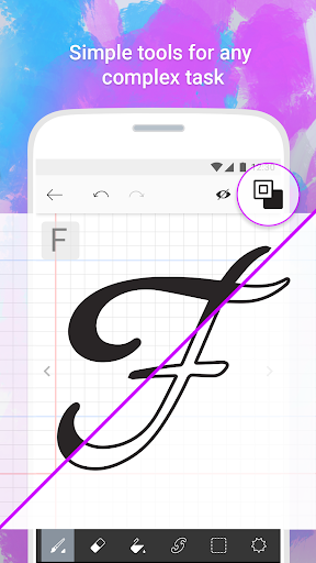 Fonty - Draw and Make Fonts - Image screenshot of android app