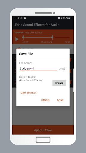 Echo Sound Effects for Audio - عکس برنامه موبایلی اندروید