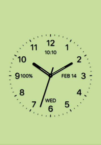 Clock Live Wallpaper - Image screenshot of android app