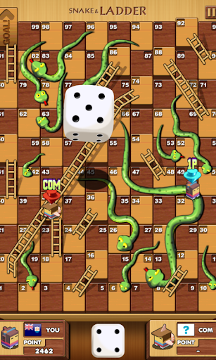 Snakes And Ladders - Gameplay image of android game