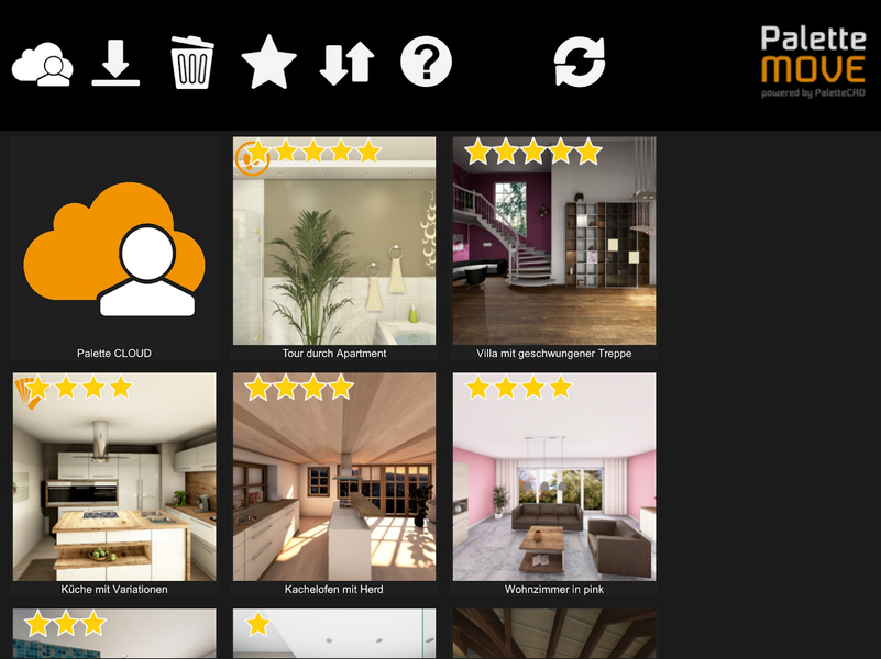 Palette MOVE - عکس برنامه موبایلی اندروید